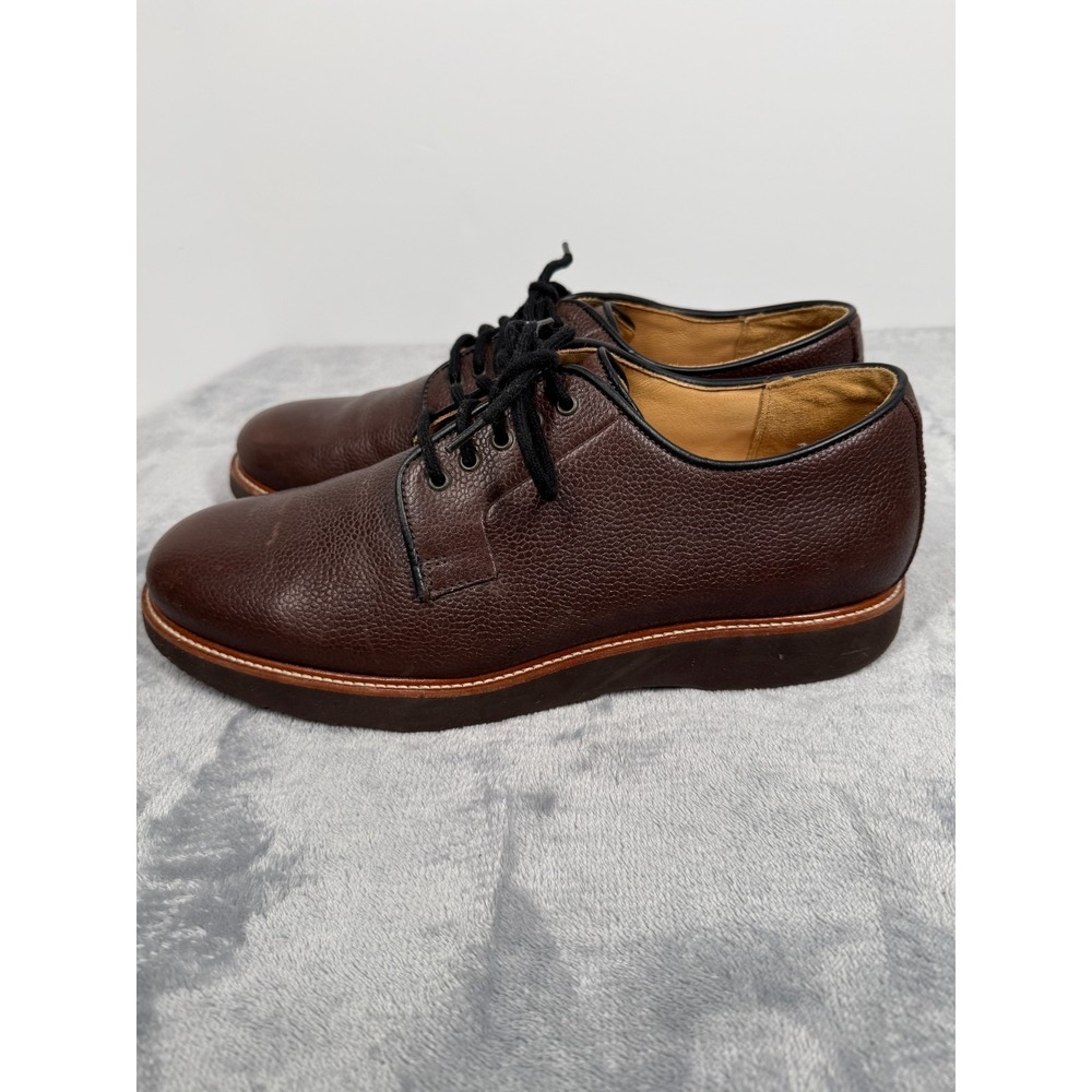 Samuel Hubbard M2150 Men’s 10.5 Brown Leather Oxford Shoes Vibram Portugal - Picture 6 of 13